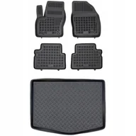 Dywaniki samochodowe - Zestaw dywaniki i mata Ford C-Max II 2010-2019 z kołem dojazdowym (niepełno - miniaturka - grafika 1