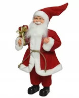 Ozdoby bożonarodzeniowe - Święty Mikołaj Figurka Świąteczna Czerwona 45 Cm - miniaturka - grafika 1