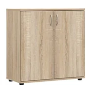 Komody - Skandynawska komoda biurowa z półkami dąb sonoma K9-R85 - miniaturka - grafika 1