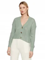 Swetry damskie - ONLY SWETER ROZPINANY KARDIGAN ZIELONY DAMSKI XS 6BA - miniaturka - grafika 1