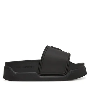 Klapki KARL LAGERFELD Kondominium KL88819 Czarny - Klapki i japonki damskie - miniaturka - grafika 1