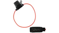 Akcesoria do układu elektrycznego - Gniazdo bezpiecznika nożowego MIDI 20mm z kablem 30cm - miniaturka - grafika 1