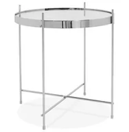 Ławy i stoliki kawowe - Kokoon Design Stolik kawowy Kokoon Design Espejo Mini Srebrny CT00510CH - miniaturka - grafika 1