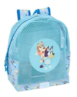 Plecaki - Safta BLUEY Plecak plażowy dla dzieci, odporny na piasek, z uchwytami, łatwy do czyszczenia, idealny dla dzieci w różnym wieku, wygodny i wszechstronny, 32 x 12 x 38 cm, Jasnoniebieski, M, Casual - miniaturka - grafika 1