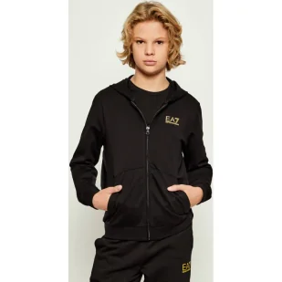 EA7 Bluza Regular Fit - Bluzy dla chłopców - miniaturka - grafika 1