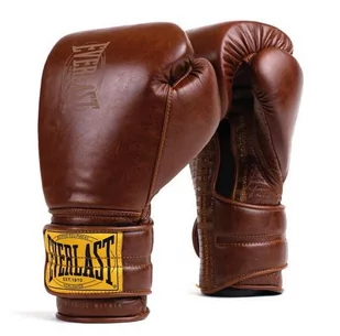 Everlast Skórzane Rękawice Bokserskie Sparingowe 1910 Brown Rozmiar 14 Oz. - Rękawice bokserskie - miniaturka - grafika 1