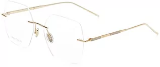 Okulary przeciwsłoneczne - Jimmy Choo Damskie okulary przeciwsłoneczne Jc364/G, różowe złoto, 50, różowe złoto - grafika 1