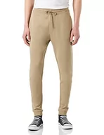 Spodenki męskie - BOSS Męskie spodnie dresowe z logo Sestart z bawełny frotte, Średni beż 263, M - miniaturka - grafika 1