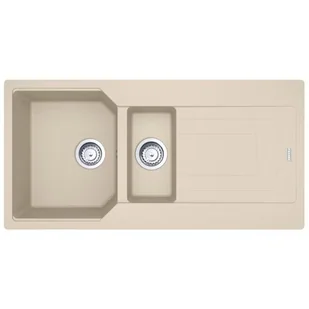 Franke Urban UBG 651-100 GSC Zlewozmywak granitowy półtorakomorowy 100x50 cm beżowy 114.0687.304 - Zlewozmywaki - miniaturka - grafika 1