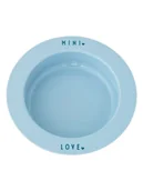 Sztućce dla dzieci - Design Letters Miska "Mini Favourite" w kolorze błękitnym - Ø 15,5 cm - miniaturka - grafika 1