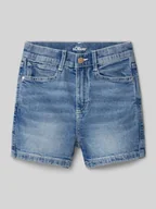 Spodnie i spodenki dla dziewczynek - Szorty jeansowe o kroju slim fit z mieszanki bawełny model ‘SURI’ - miniaturka - grafika 1