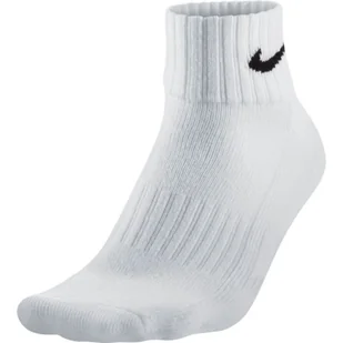 Skarpety Nike Value Cotton Quarter 3pary M SX4926 (kolor Biały, rozmiar 34-38) - Skarpetki damskie - miniaturka - grafika 1