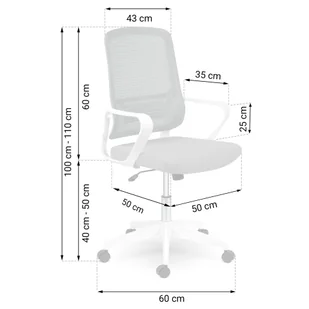 Fotel biurowy, krzesło biurowe Fotel biurowy z mikrosiatki Sofotel Wizo szaro-biały - Fotele i krzesła biurowe Fotel biurowy, krzesło biurowe Fotel biurowy z mikrosiatki Sofotel Wizo szaro-biały - Fotele i krzesła biurowe - miniaturka - grafika 15