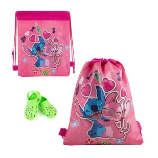 Worek Na Buty, Kapcie I Akcesoria Szkolne Na Wf Stitch W03 - Worki na buty - miniaturka - grafika 1