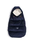 Akcesoria do wózków - La Millou Śpiworek do wózka Multi Aspen baby Velvet Collection ( Royal Navy ) - miniaturka - grafika 1