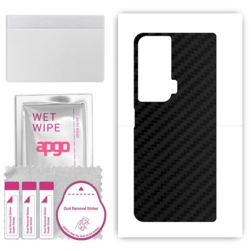 folia naklejka skórka strukturalna na TYŁ do Honor Magic VS Ultimate - Carbon - apgo SKINS