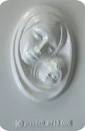 Akcesoria rzeźbiarskie - Forma do odlewów gipsu, Madonna, 1 element - miniaturka - grafika 1
