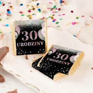Bombonierki i czekoladki - CZEKOLADKI uniwersalne podziękowanie dla gości z okazji 30 urodzin 10 szt. - miniaturka - grafika 1
