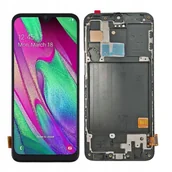 Części serwisowe do telefonów - WYŚWIETLACZ EKRAN LCD DO TELEFONU SAMSUNG A40 INCELL RAMKA - miniaturka - grafika 1