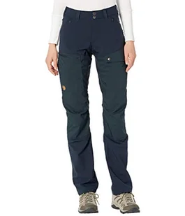 Fjallraven FJALLRAVEN damskie spodnie Abisko Midsummer Trs W Reg Dark Navy 10 F89827 - Spodnie damskie - miniaturka - grafika 1