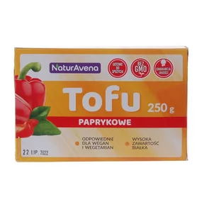 NaturAvena Tofu Paprykowe 250g - NaturAvena NAVTOFUPAPRYK - Produkty wegańskie i wegetariańskie - miniaturka - grafika 1