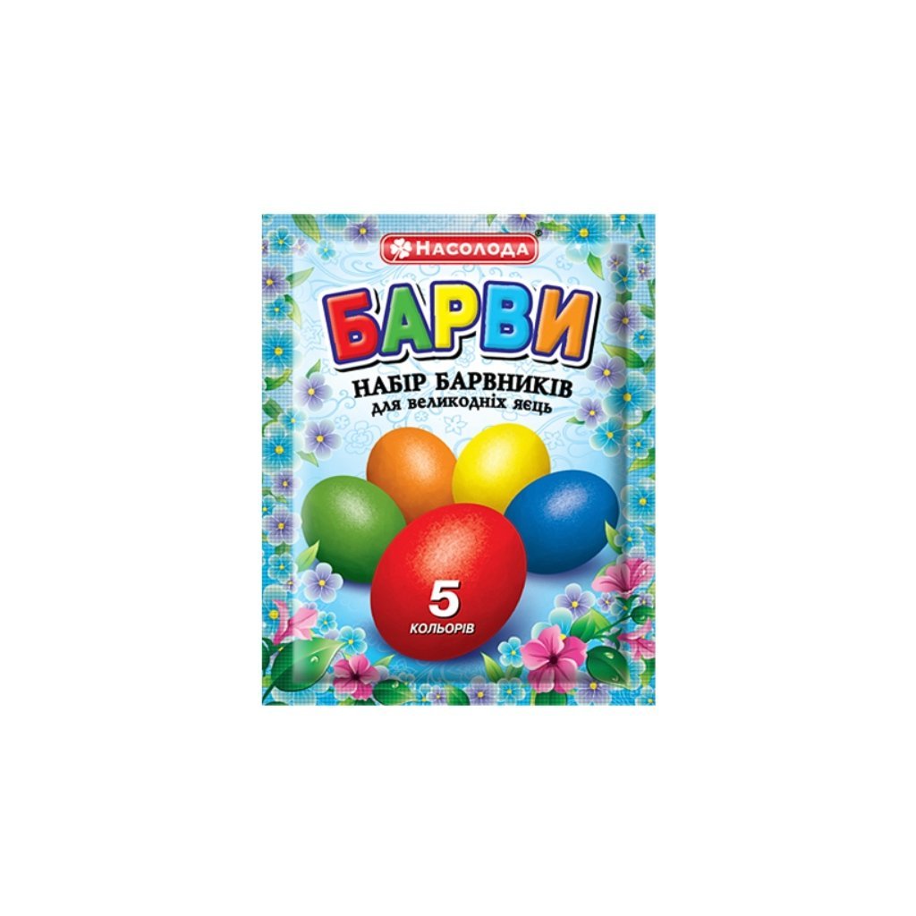 Zestaw barwnikow do pisanek rozne kolory “Tsvit i aromat”