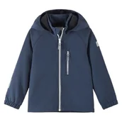 Kurtki i płaszcze dla chłopców - Dziecięca kurtka softshellowa Reima Vantti Rozmiar dziecięcy: 128 / Kolor: ciemnoniebieski/biały - miniaturka - grafika 1