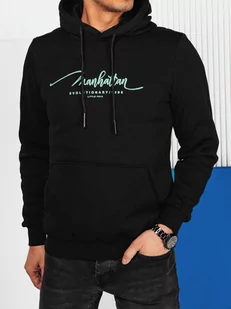 Bluza męska z kapturem czarna Dstreet BX5701-XXL - Bluzy męskie - miniaturka - grafika 1