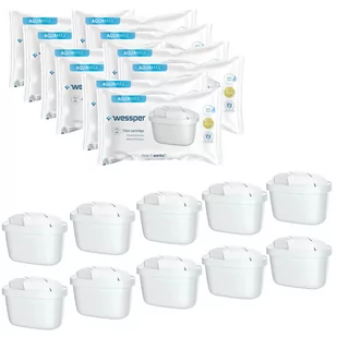 Wessper AquaMax Wkład filtrujący do dzbanka 10 sztuk - Wkłady filtrujące - miniaturka - grafika 1