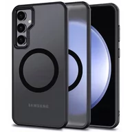 Etui i futerały do telefonów - Etui TECH-PROTECT MagMat MagSafe do Samsung Galaxy A55 5G Czarny matowy - miniaturka - grafika 1