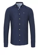 Koszule męskie - pure h. tico Męska koszula 3801-550 Pure - casualowa koszula slim fit z długim rękawem - miniaturka - grafika 1