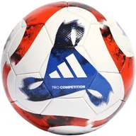 Piłka nożna - Piłka nożna adidas Tiro Competition biało-niebiesko-czerwona HT2426-4 - miniaturka - grafika 1