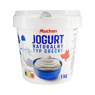Auchan - Jogurt naturalny typu greckiego - Kefiry, jogurty, maślanki - miniaturka - grafika 1
