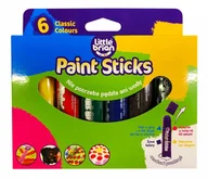 Przybory szkolne - Little Brian LITTLE Brian lbps10ca6 Paint Sticks pisaki, klasyczne kolory (opakowanie szt.) - miniaturka - grafika 1