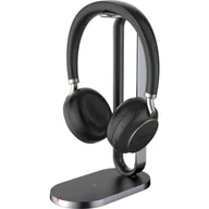 Słuchawki - Yealink BH76 with Charging Stand Teams Black USB-A - miniaturka - grafika 1