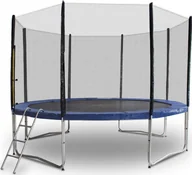 Trampoliny - Trampolina ogrodowa Bituxx M16531 z siatką zewnętrzną 14 FT 430 cm - miniaturka - grafika 1