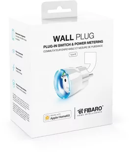 FIBARO Fibaro Wall Plug pomiędzy wtyczka typu E rękawkami Apple HomeKit FGBWHWPE-102 - Systemy inteligentnych domów - miniaturka - grafika 3