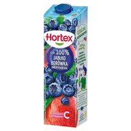 Soki i napoje niegazowane - Hortex Sok 100 % jabłko borówka amerykańska 1 l - miniaturka - grafika 1
