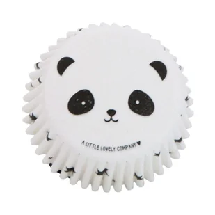 A Little Lovely Company - foremki na muffinki Panda 50 szt - Śliniaki i fartuszki - miniaturka - grafika 1