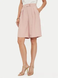 ViCOLO Szorty materiałowe TB2443 Różowy Regular Fit - Spodenki damskie - miniaturka - grafika 1