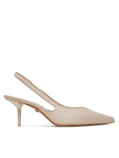 Max Mara Sandały 2514521052600 Szary - Sandały damskie - miniaturka - grafika 1