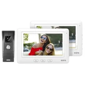 Wideodomofony - Eura A31A144 wideodomofon Vdp-45A3 Alpha biały dwa monitory VDP-45A3 ALPHA WHITE - miniaturka - grafika 1