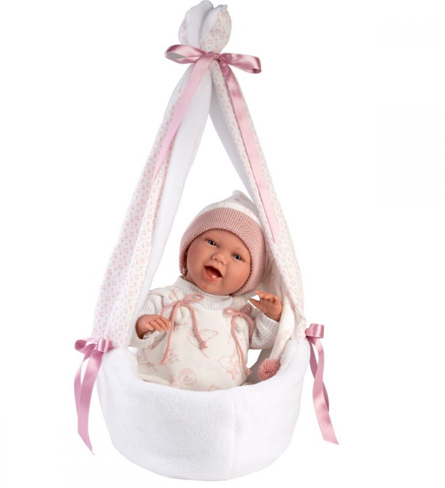 Llorens Llorens 14282 Lalka 42 cm Alexandra z miękkim brzuszkiem