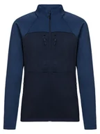 Odzież trekkingowa męska - ROCK EXPERIENCE Kurtka polarowa "Linzor" w kolorze granatowym - miniaturka - grafika 1