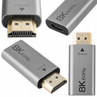 Adapter gniazdo USB-C na HDMI 8K UHD Plug&Play Spacetronik przejściówka - Kable komputerowe i do monitorów - miniaturka - grafika 1