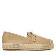 Espadryle damskie - Espadryle DeeZee MSD53 Beżowy - miniaturka - grafika 1