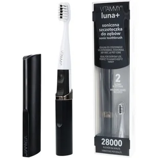 Szczoteczka soniczna VITAMMY Luna+ Czarny - Szczoteczki elektryczne - miniaturka - grafika 1