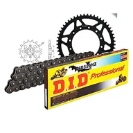 Części motocyklowe - Zestaw łańcuchów DID stal 520NZ / 102 zamek zaciskowy do Honda XL S 250 ccm rok prod. 1979-1981 - miniaturka - grafika 1