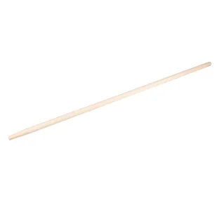 Trzonek drewniany bukowy prosty długość 130cm szerokość 28mm VERTO 15G063 - Grabie i motyki - miniaturka - grafika 1