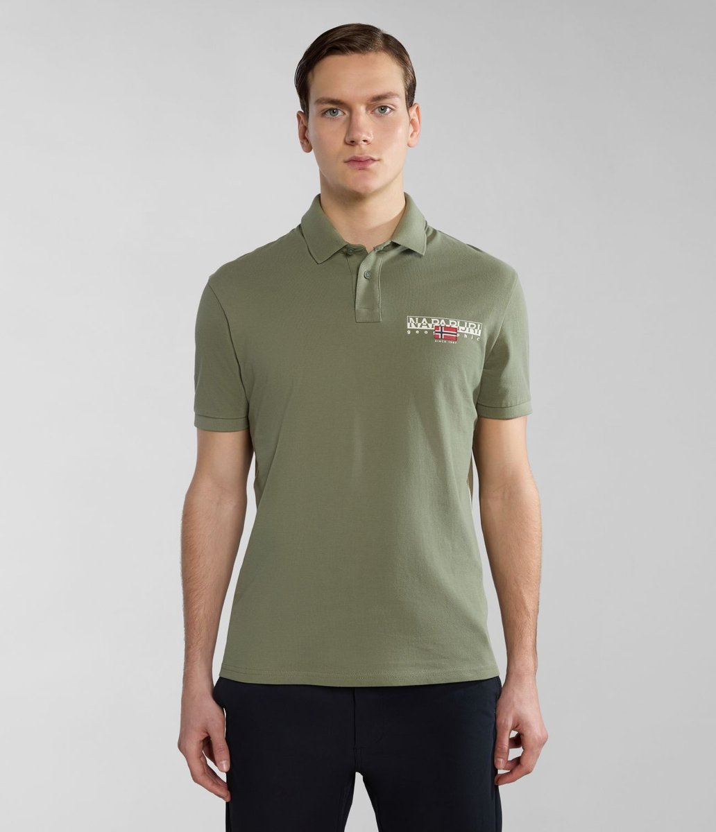 polo uomo napapijri e-aylmer np0a4htn gae green livhen
